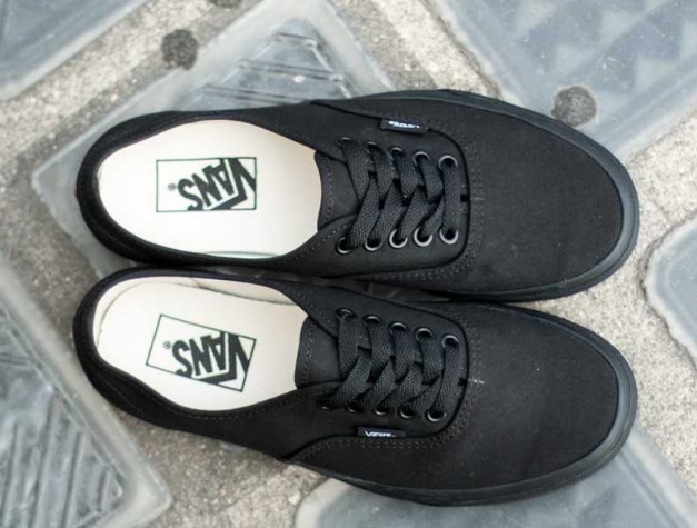 Кеди Vans Authentic Black Mono (чорні)