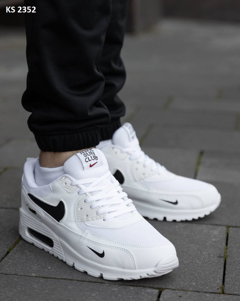 Кросівки Nike Air Max 90 White (білі)