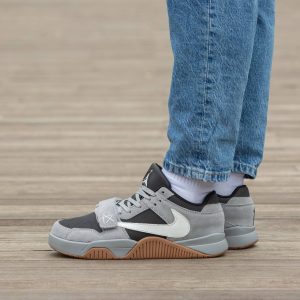 Air Jordan x Trawiss scott Grey Suede