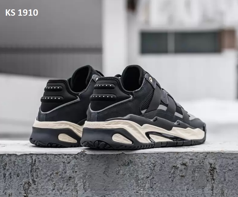 Кросівки Adidas Niteball Black (чорно/білі)