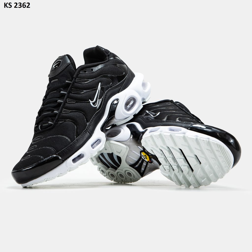 Кросівки Nike Air TN Max Plus Black White (чорно/білі)