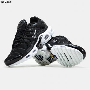 Кросівки Nike Air TN Max Plus Black White (чорно/білі)