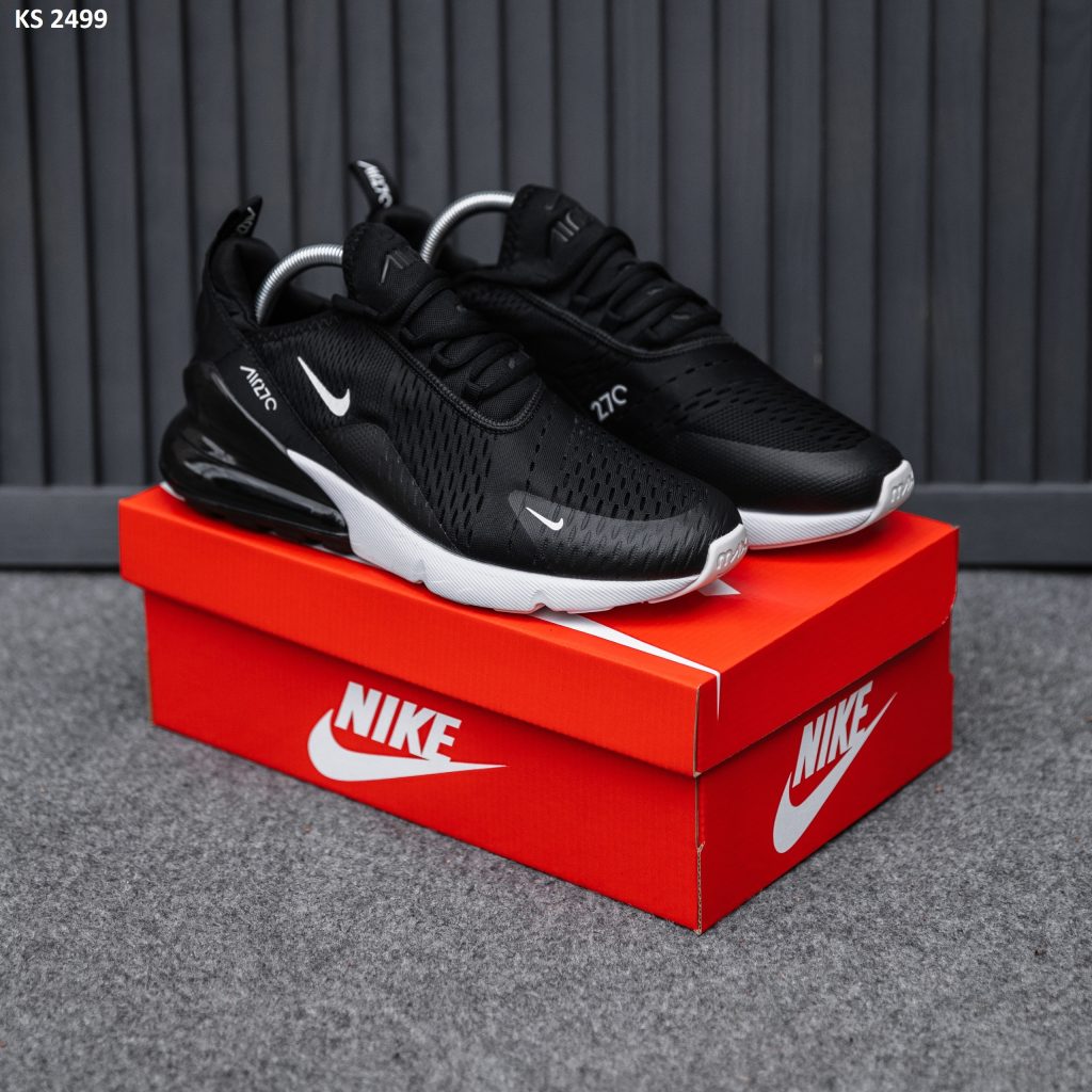 Кросівки Nike Air Max 270 Black White (чорно/білі)