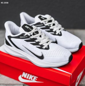 Кросівки Nike Air Zoom White Black (білі)