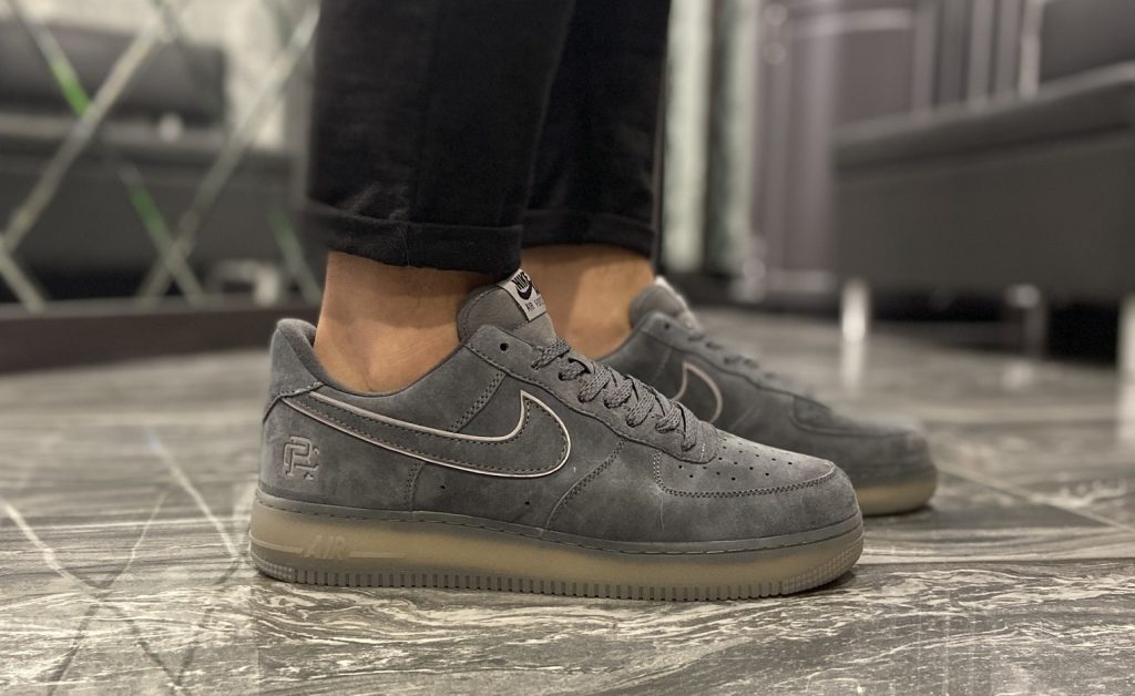 Nike Air Force 1 Mid X Reigning Champ (сірі)