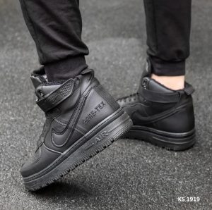 Кросівки Nike Lunar Winter Black (чорні) ЗИМА