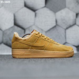 Кросівки Nike Air Force 1 07 Mid LV8 Sandy (пісочні) ЗИМА