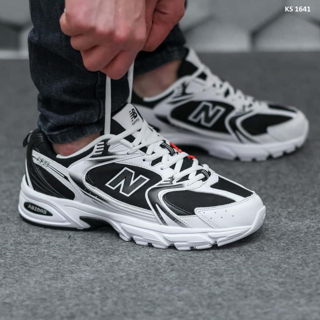 Кросівки New Balance 530 abzorb White Black (чорно/білі)