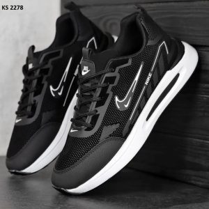 Кросівки Nike Air Black and White (чорно/білі)