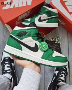 Кросівки Nike Air Jordan 1 Green (зелені)