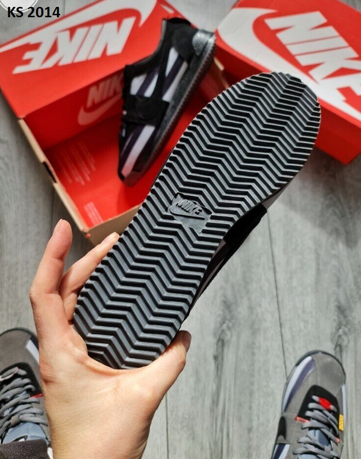 Кросівки Nike Cortez x Union Black (чорно/сірі)