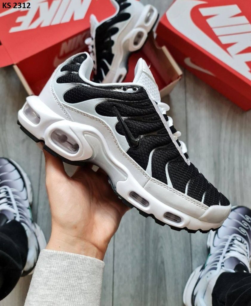 Кросівки Nike Air Max TN Plus White Black (біло/чорні)