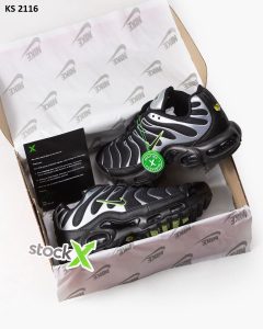 Кросівки Nike Air Max TN Plus Black Green (чорно/зелені),