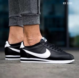 Кросівки Nike Cortez Black and White (чорно/білі)