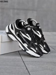 Кросівки Lacoste L003 Black White (чорно/білі)