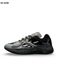 Кросівки Reebok Zig Kinetica II Black Grey (чорно/сірі)
