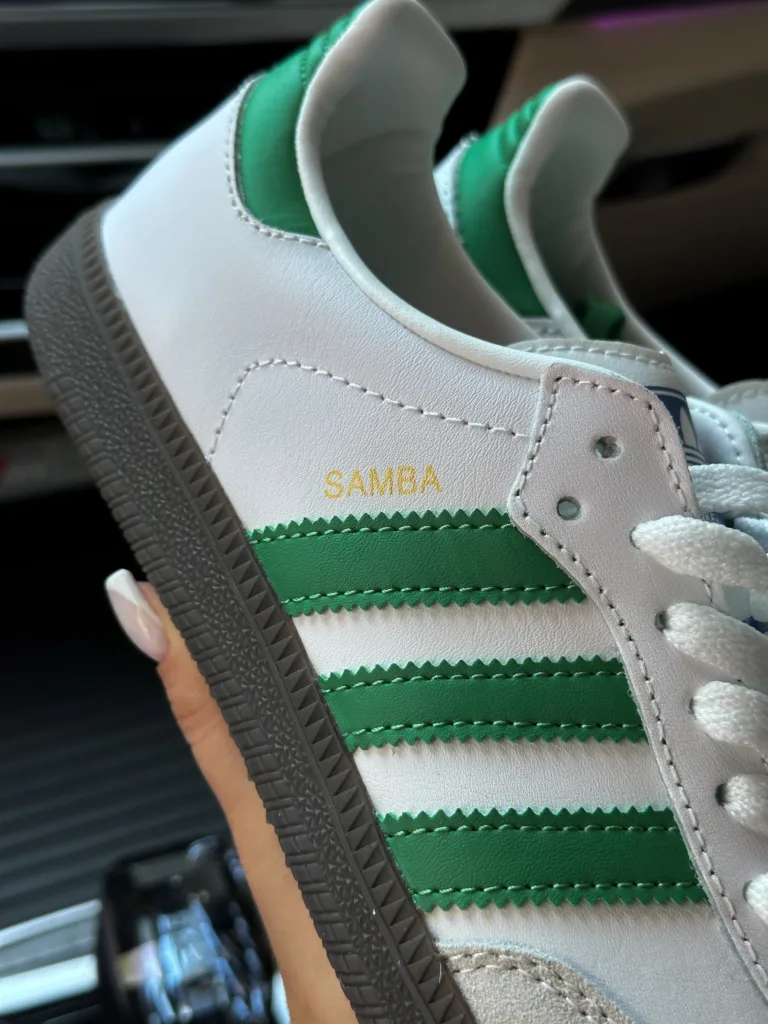 Adidas Samba White Green