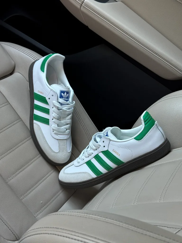 Adidas Samba White Green