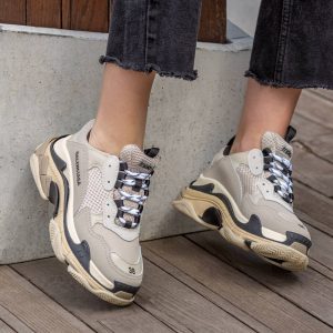 Balenciaga Triple S Beige Black