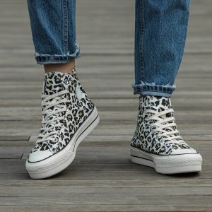 Converse Chuck Taylor All Star Lift Hi Leopard