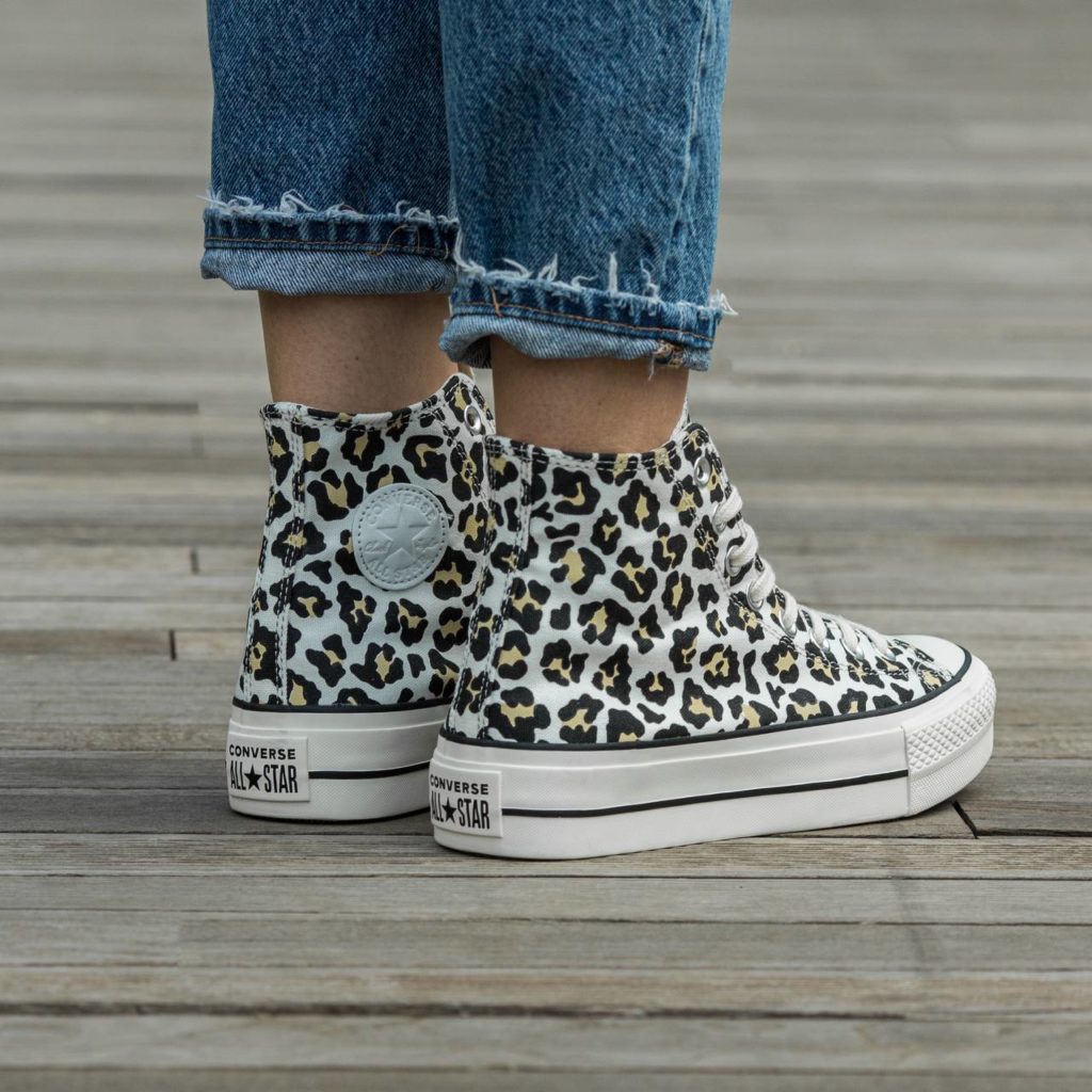 Converse Chuck Taylor All Star Lift Hi Leopard