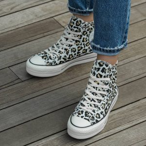 Converse Chuck Taylor All Star Lift Hi Leopard