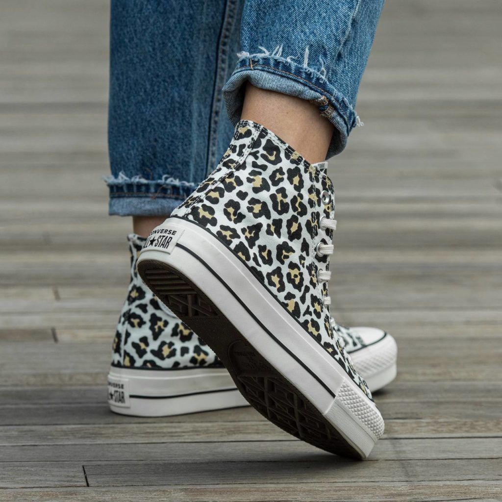 Converse Chuck Taylor All Star Lift Hi Leopard