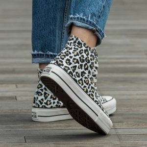 Converse Chuck Taylor All Star Lift Hi Leopard