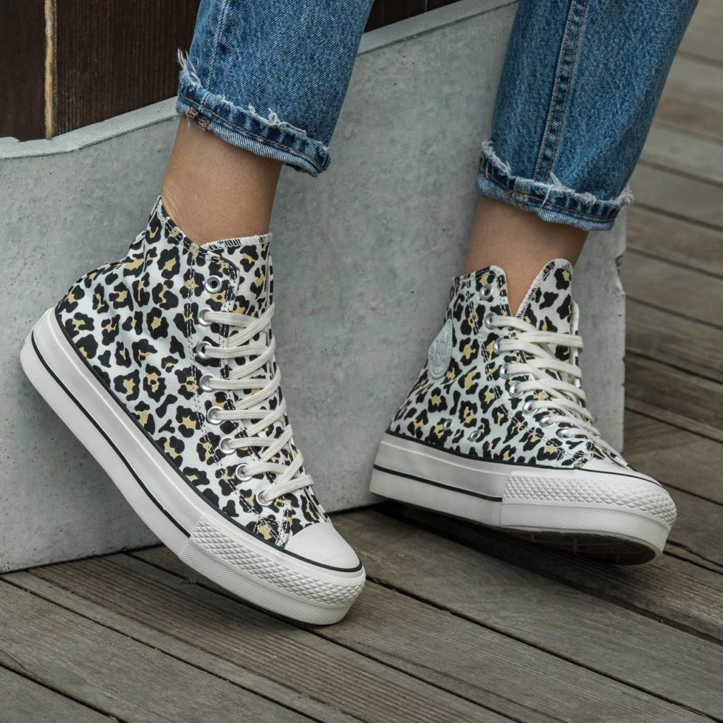 Converse Chuck Taylor All Star Lift Hi Leopard