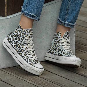 Converse Chuck Taylor All Star Lift Hi Leopard