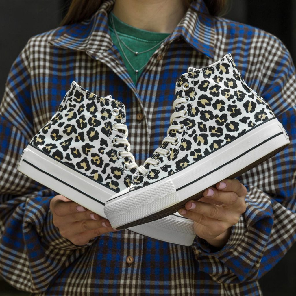 Converse Chuck Taylor All Star Lift Hi Leopard