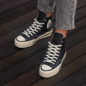 “Converse Chuck Taylor Vintage 70 Plus hi BlackWhite		“