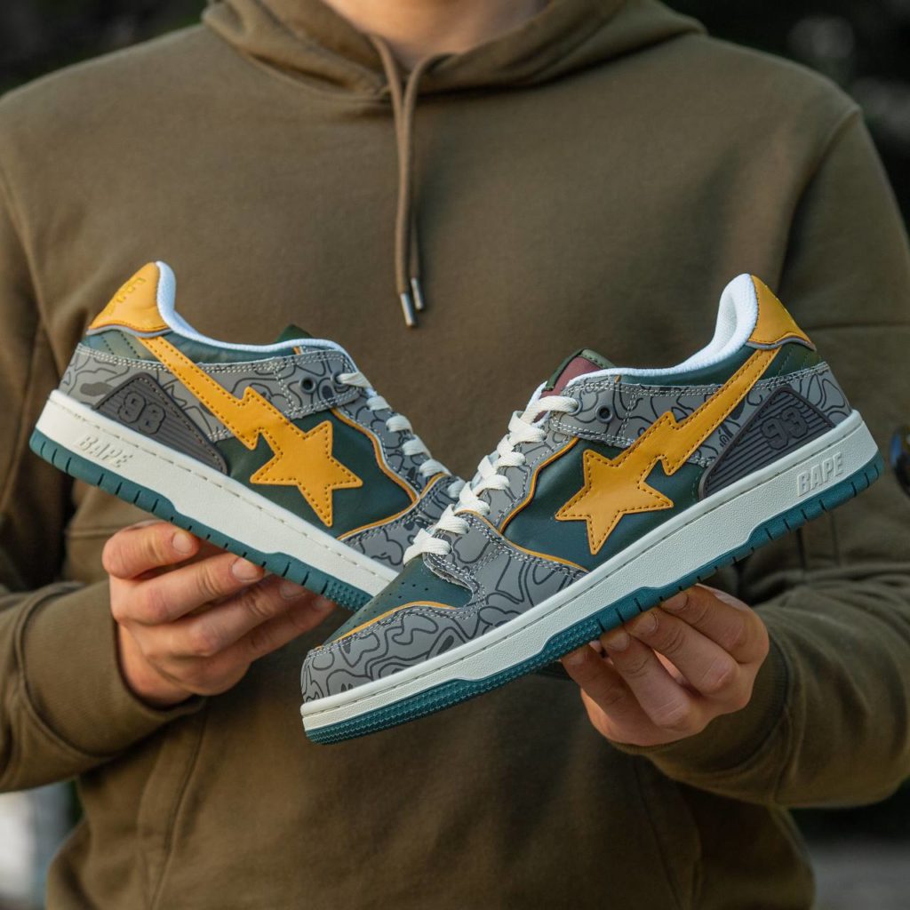 Bape SK8 STA Haki Brown