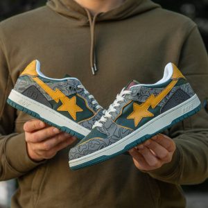 Bape SK8 STA Haki Brown