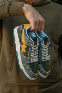 Bape SK8 STA Haki Brown