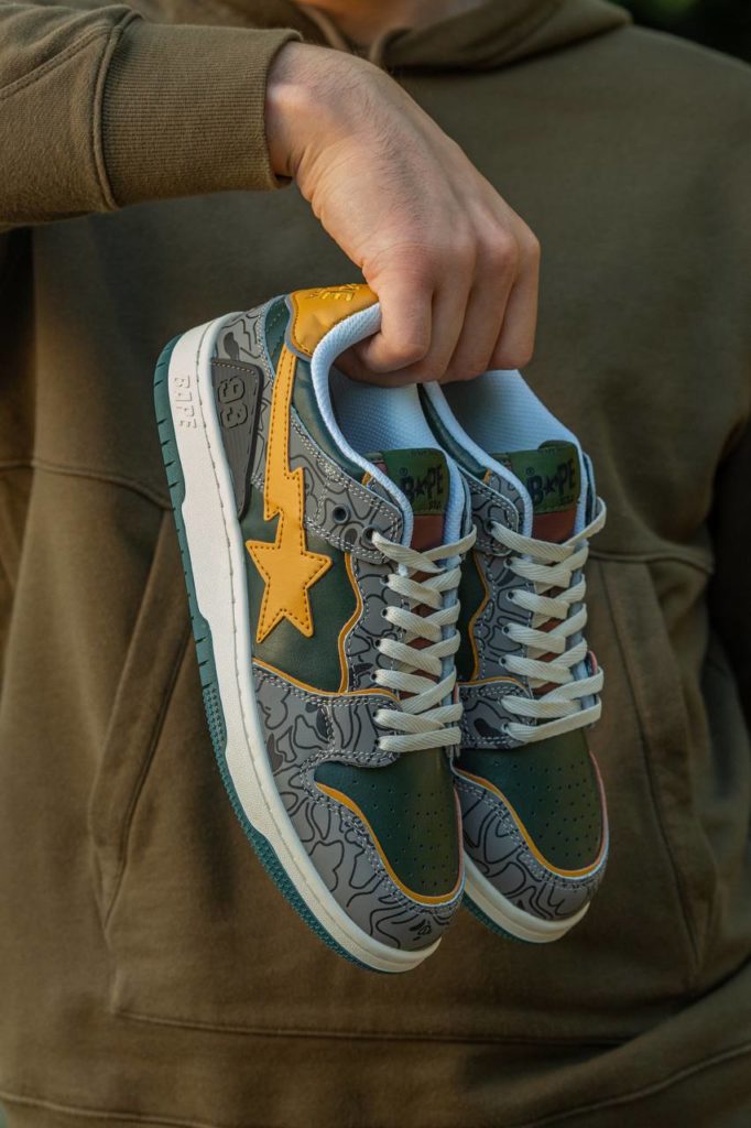 Bape SK8 STA Haki Brown