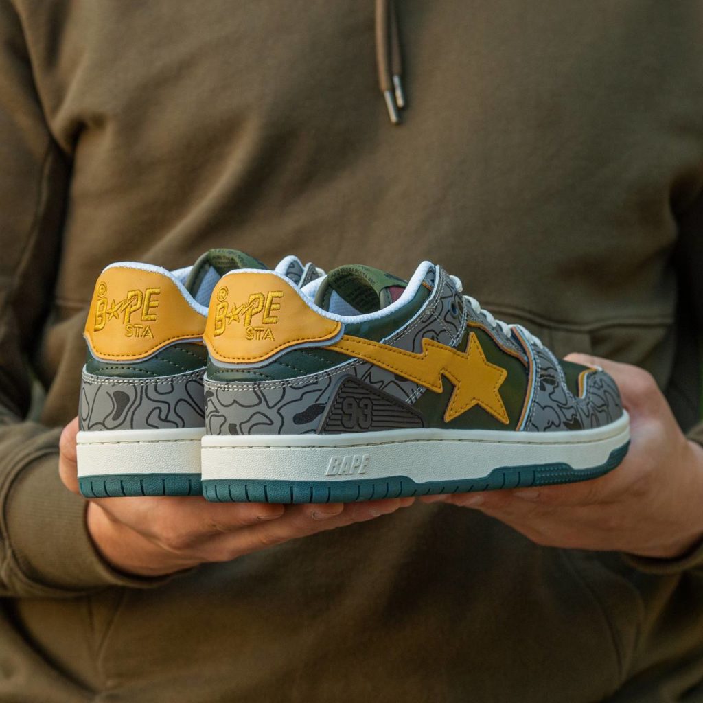 Bape SK8 STA Haki Brown