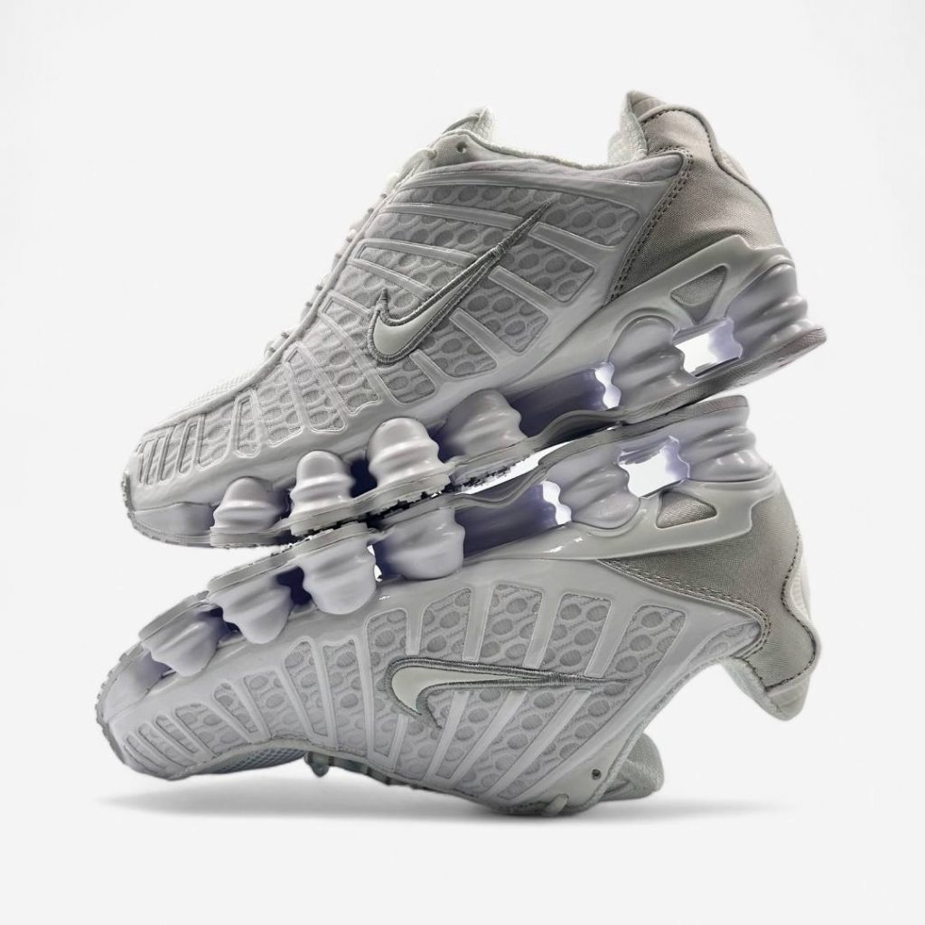 Nike Shox TL White Silver