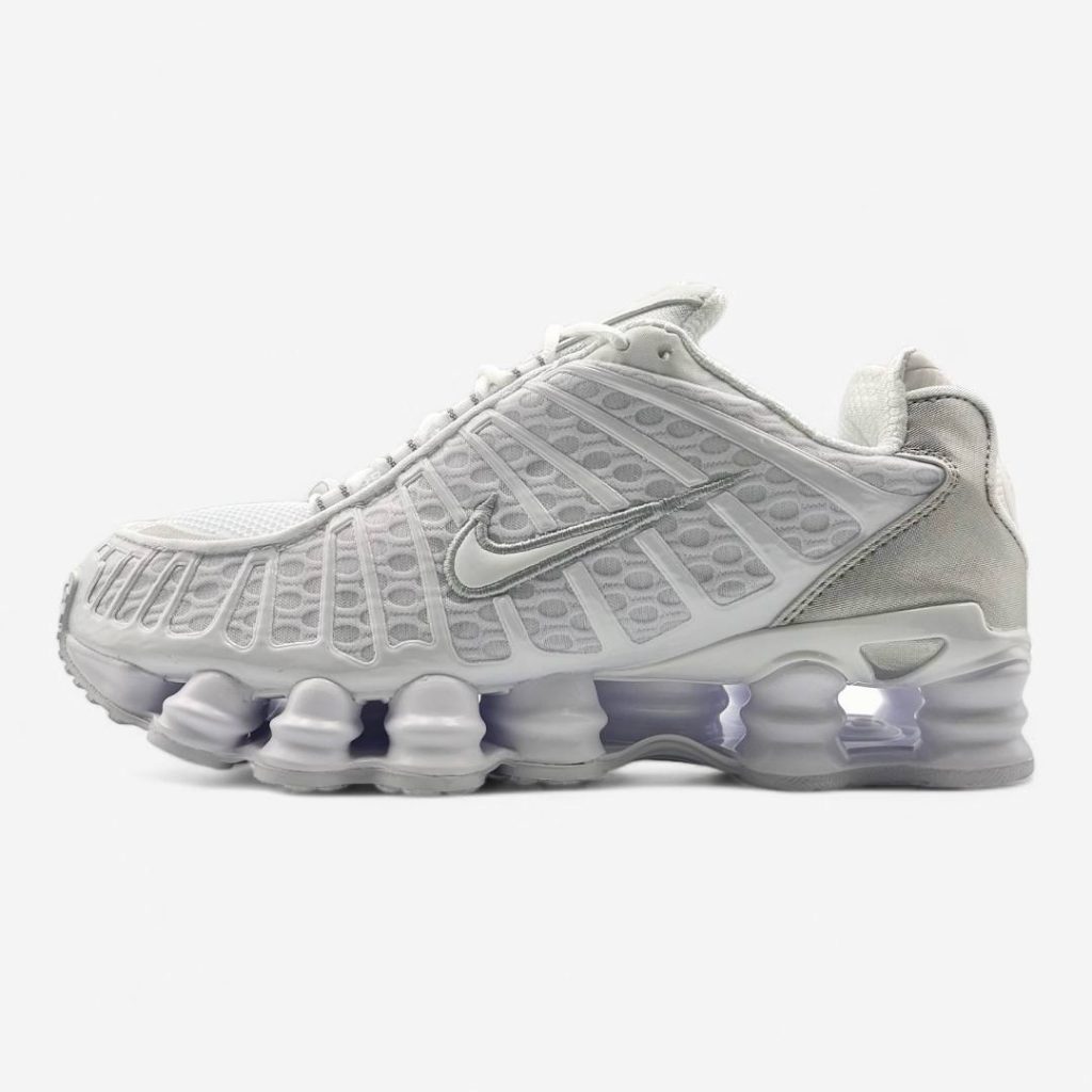 Nike Shox TL White Silver