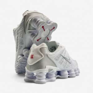 Nike Shox TL White Silver