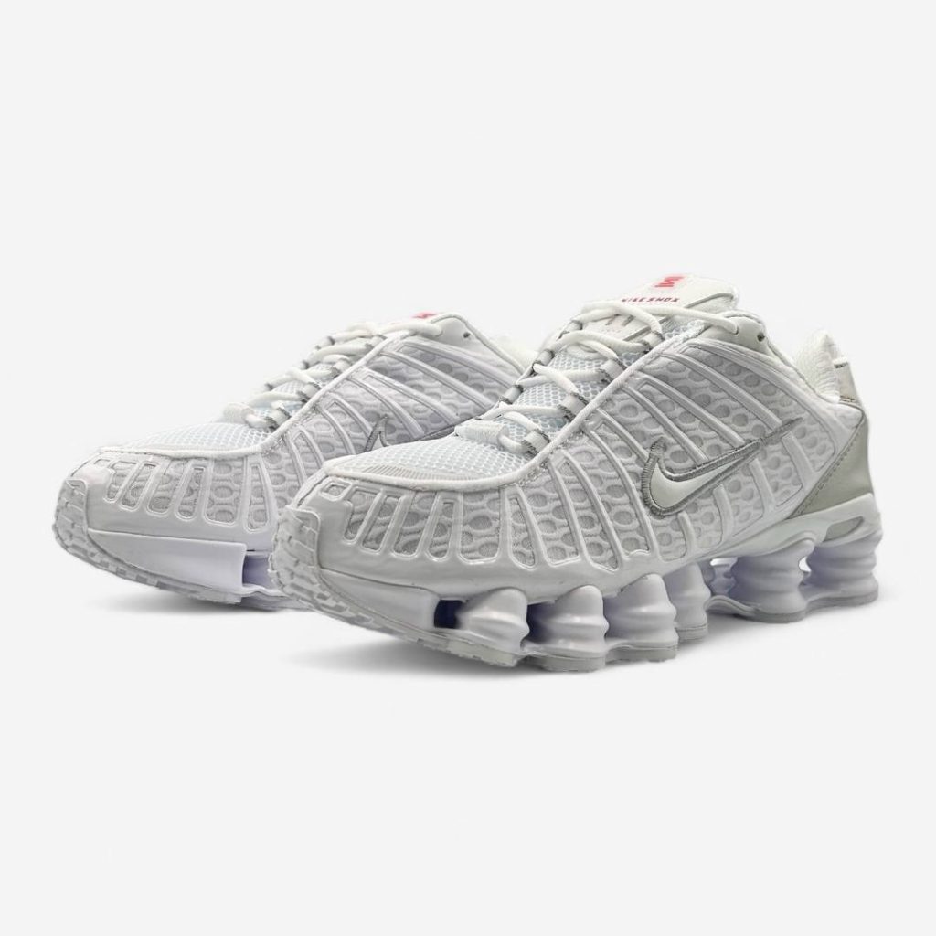 Nike Shox TL White Silver