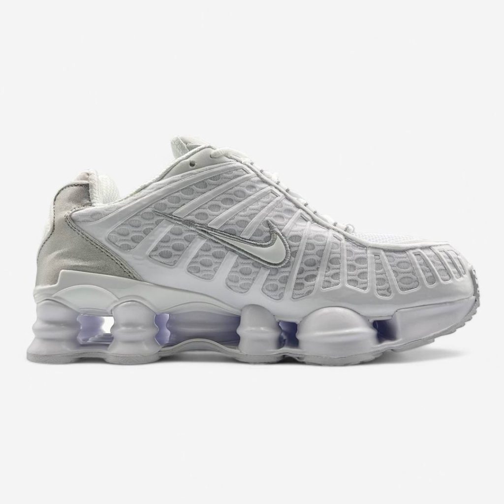 Nike Shox TL White Silver
