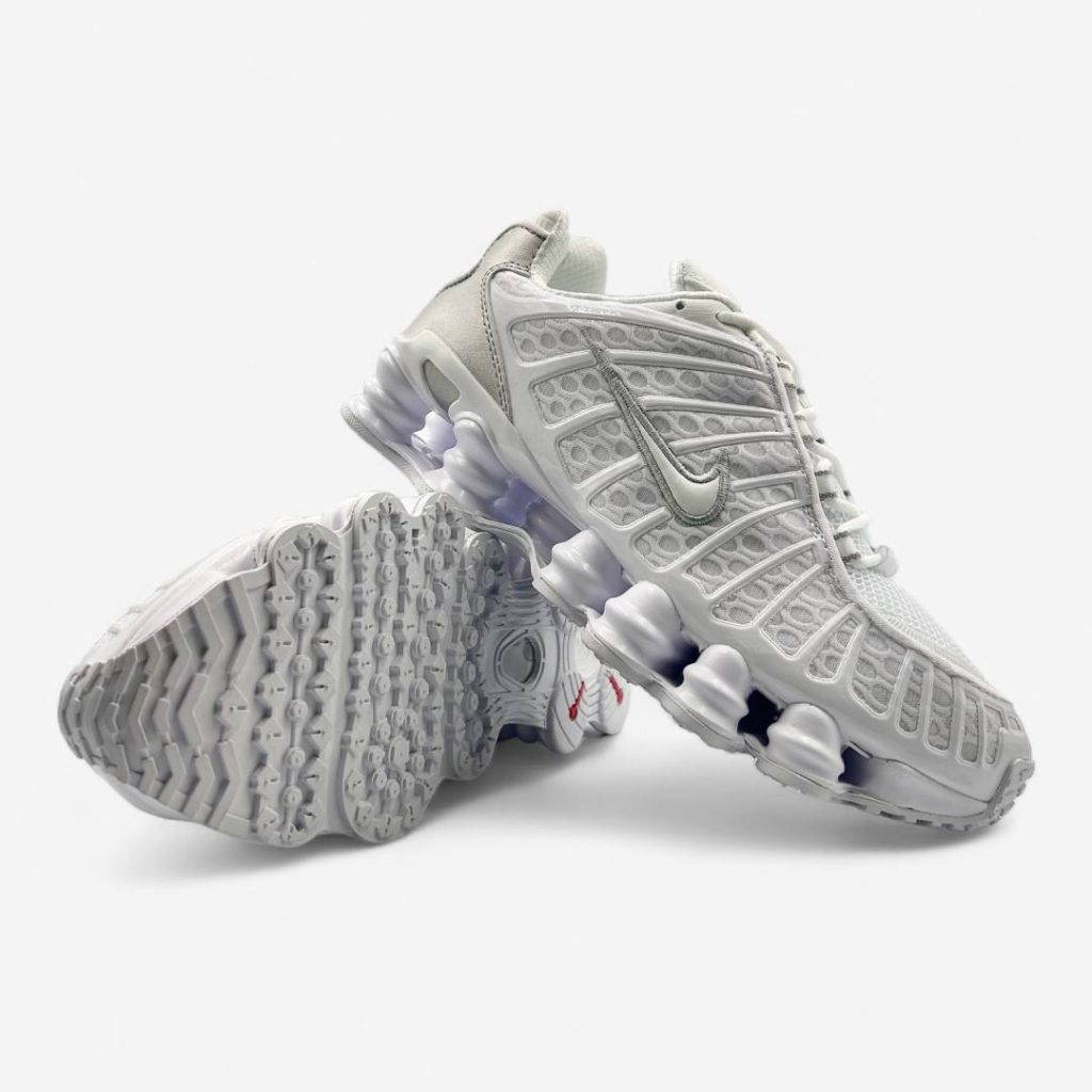 Nike Shox TL White Silver