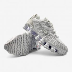 Nike Shox TL White Silver