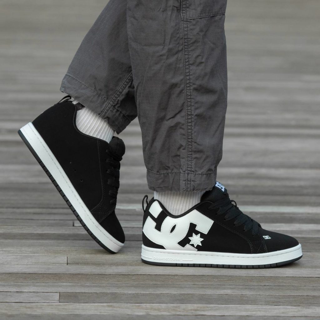 DC Shoes Court Graffik Black White