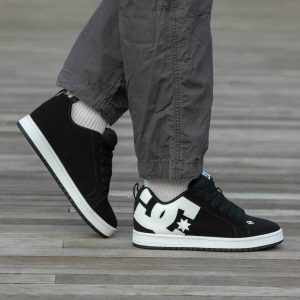 DC Shoes Court Graffik Black White