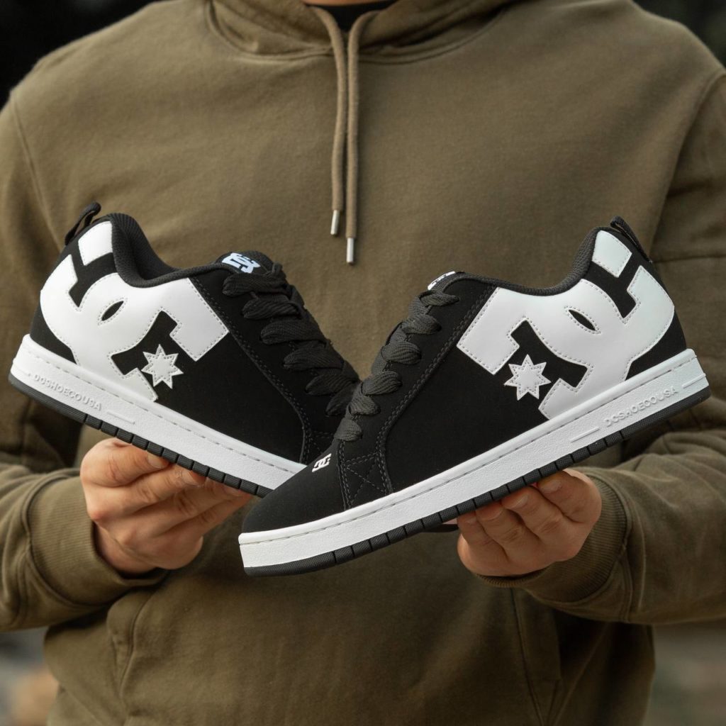 DC Shoes Court Graffik Black White