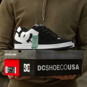 DC Shoes Court Graffik Black White