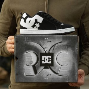 DC Shoes Court Graffik Black White