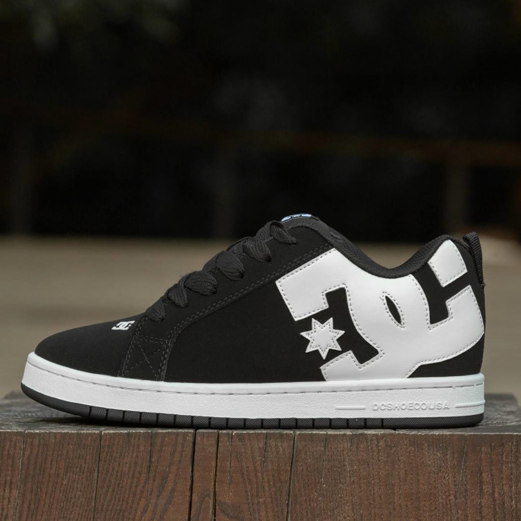 DC Shoes Court Graffik Black White